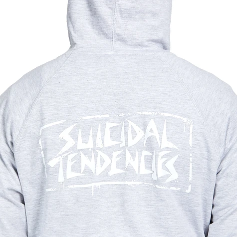 Suicidal Tendencies - Full Spray Logo Glow In The Dark Zip Up Hoodie