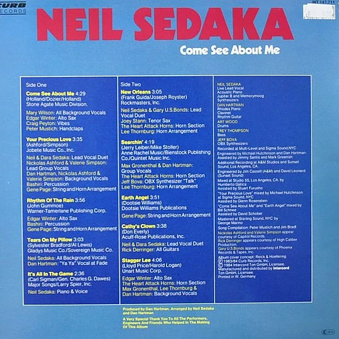 Neil Sedaka - Come See About Me