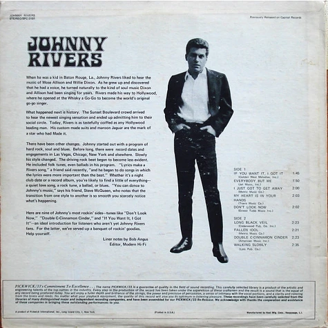 Johnny Rivers - If You Want It, I Got It