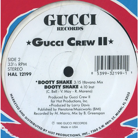 Gucci Crew II - Booty Shake