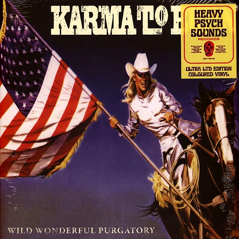 Karma To Burn - Wild Wonderful Purgatory Cornetto Transparent Background Blue Vinyl Edition