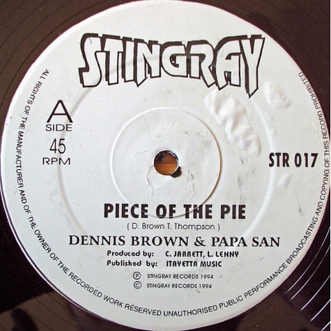 Dennis Brown & Papa San - Piece Of The Pie
