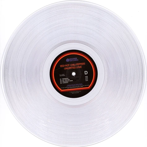 Red Hot Chili Peppers - Unlimited Love Indie Exclusive Clear Vinyl Edition