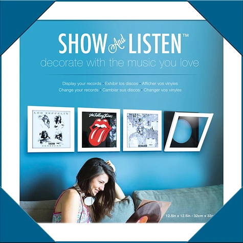 Display Your Records - Show And Listen Flip Frame (Pack of 4)