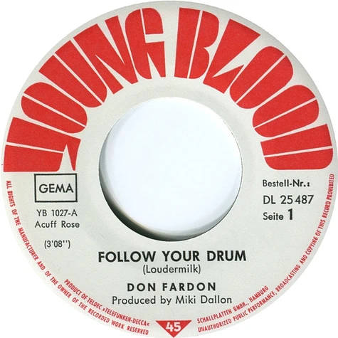Don Fardon - Follow Your Drum