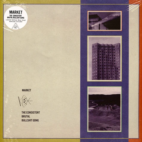 Market - The Consistent Brutal Bullshit Gong Transparent Dark Blue Vinyl Edition