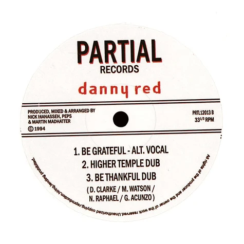 Danny Red - Be Grateful