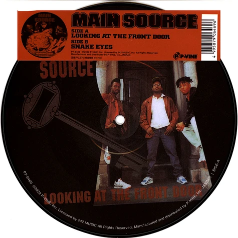 Main Source - Looking At The Front Door / Snake Eyes Picture Disc Edition