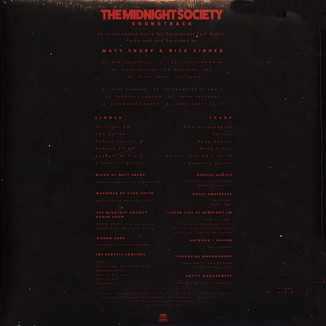 The Rentals - The Midnight Society Soundtrack (A Matt Sharp & Nick Zinner Score) Record Store Day 2022 Vinyl Edition