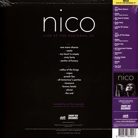 Nico - Live At The Hacienda '83 Record Store Day 2022 Crystal Clear Purple Edition