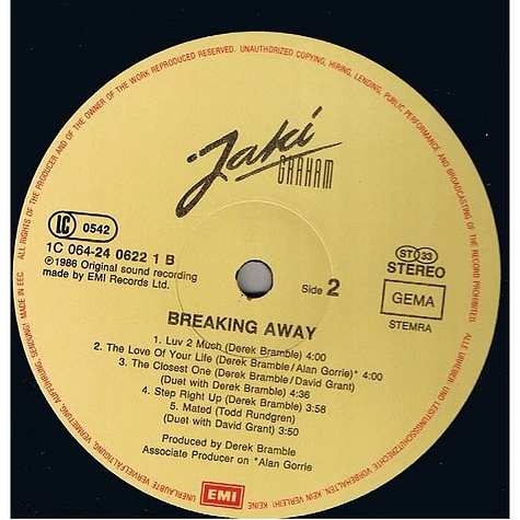 Jaki Graham - Breaking Away