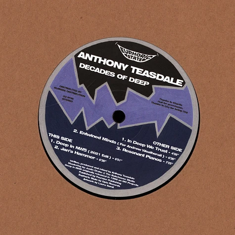 Anthony Teasdale - Decades Of Deep