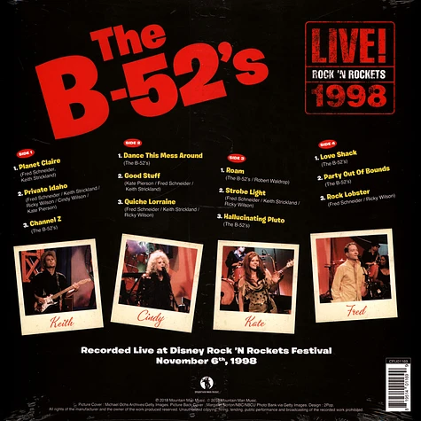 B 52's - Live At Rock 'N Rockets