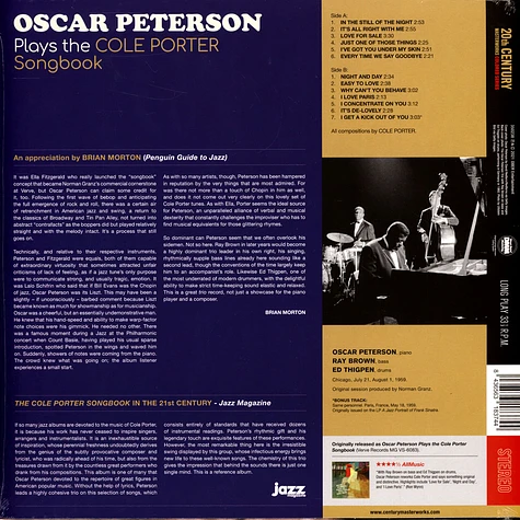 Oscar Peterson - Plays The Cole Porter Songbook