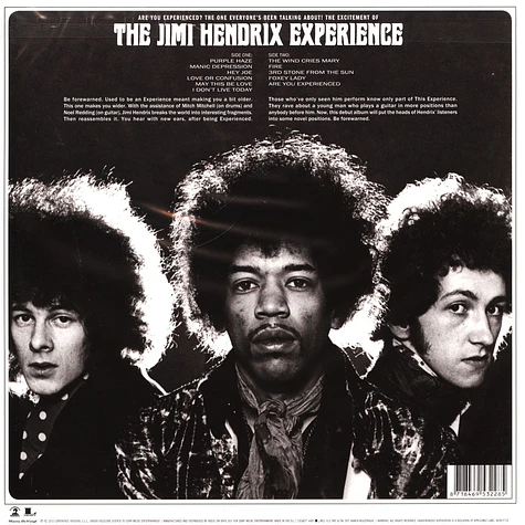 Jimi Hendrix Experience - Are You Experienced