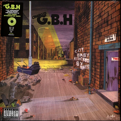 G.B.H. - City Baby Attacked By Rats Record Store Day 2022 Lime Green Vinyl Edition