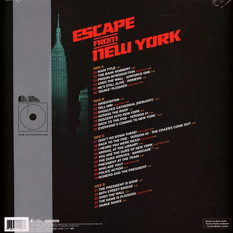 V.A. - OST Escape From New York Blue Vinyl Edition