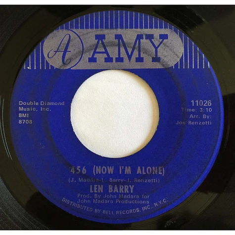 Len Barry - 456 (Now I'm Alone)