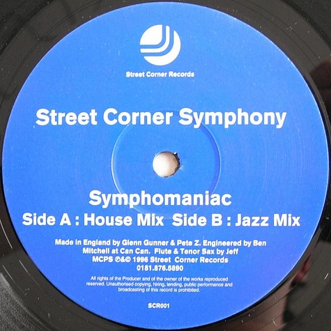 Street Corner Symphony - Symphomaniac