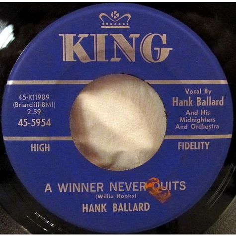 Hank Ballard & The Midnighters - Let's Get The Show On The Road / A Winner Never Quits