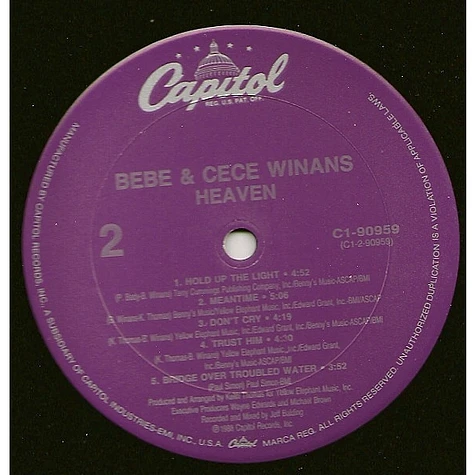 Bebe & Cece Winans - Heaven