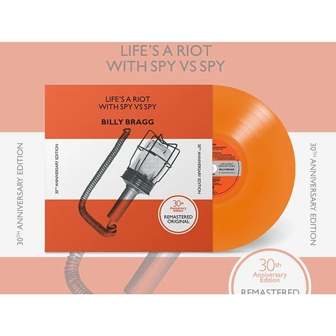 Billy Bragg - Life's A Riot With Spy Vs Spy Record Store Day 2022 Orange Vinyl Edition