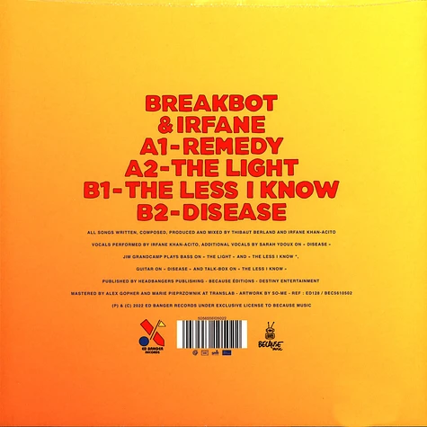 Breakbot & Irfane - Remedy White Vinyl Edition