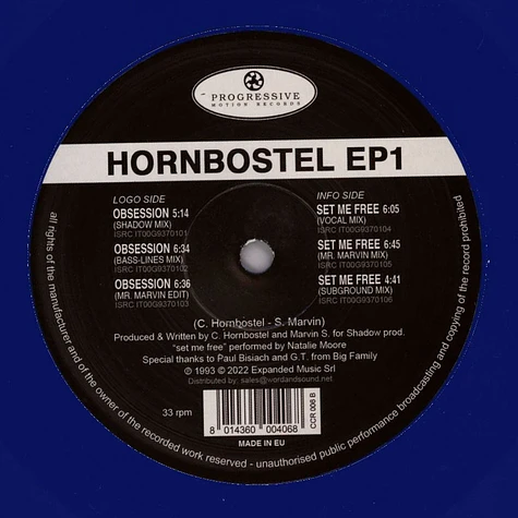 Hornbostel - Hornbostel EP 1 Blue Vinyl Edition