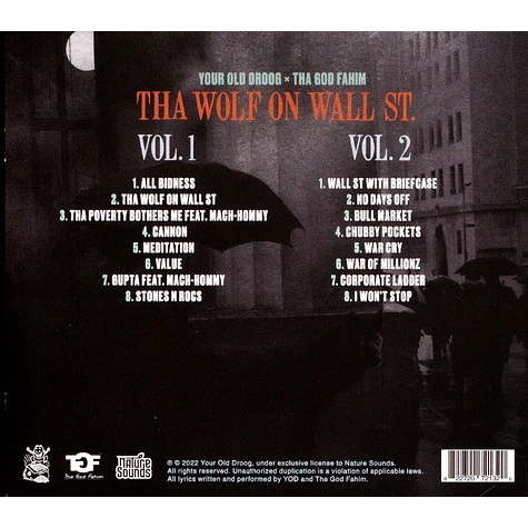 Your Old Droog X Tha God Fahim - Tha Wolf On Wall St. Volume 1 & 2