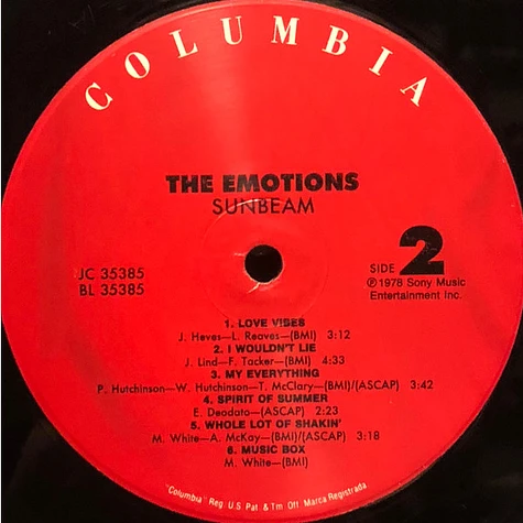 The Emotions - Sunbeam