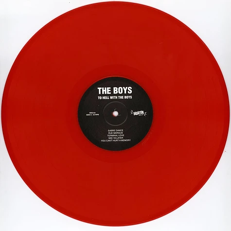 Boys - To Hell With The Boys Record Store Day 2022 Red Vinyl Edition