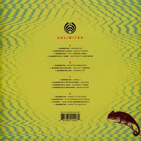 Bassnectar - Unlimited Colored Vinyl Edition