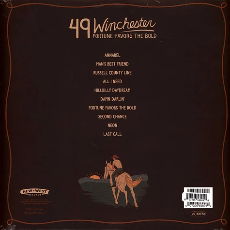 49 Winchester - Fortune Favors The Bold Transculent Orange Vinyl Edition