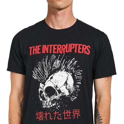 The Interrupters - Pink & White Broken World T-Shirt