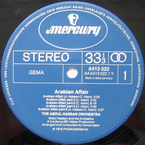 Abdul Hassan Orchestra - Arabian Affair