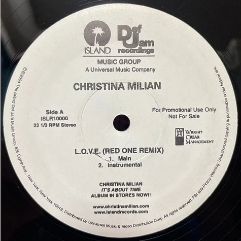 Christina Milian - L.O.V.E. (Red One Remix)