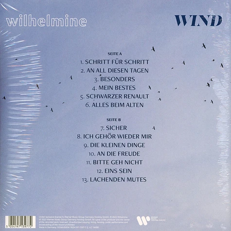 Wilhelmine - Wind Limited Marbled Vinyl Edition