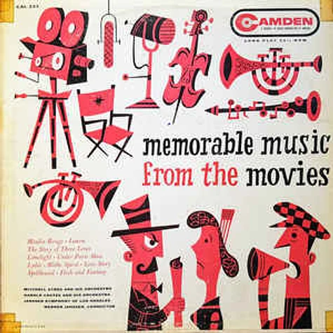 Mitchell Ayres And His Orchestra, Harold Coates And His Orchestra, Janssen Symphony Of Los Angeles - Memorable Music From The Movies