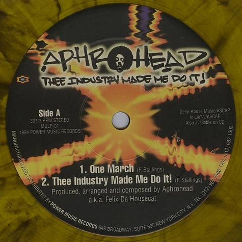 Aphrohead - Thee Industry Made Me Do It!