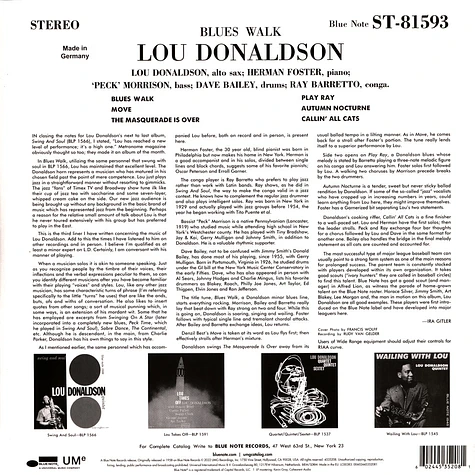 Lou Donaldson - Blues Walk