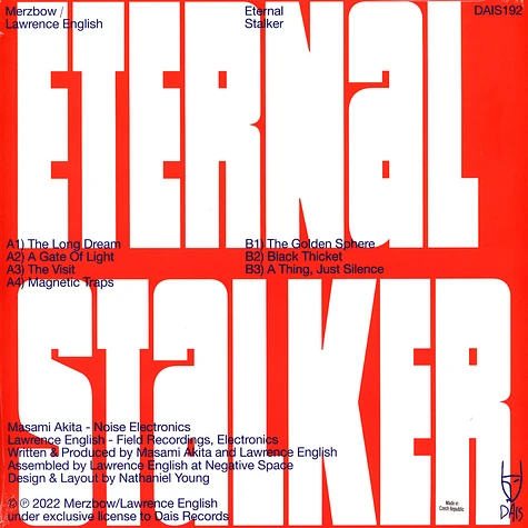 Merzbow / Lawrence English - Eternal Stalker Clear Red Vinyl Edition