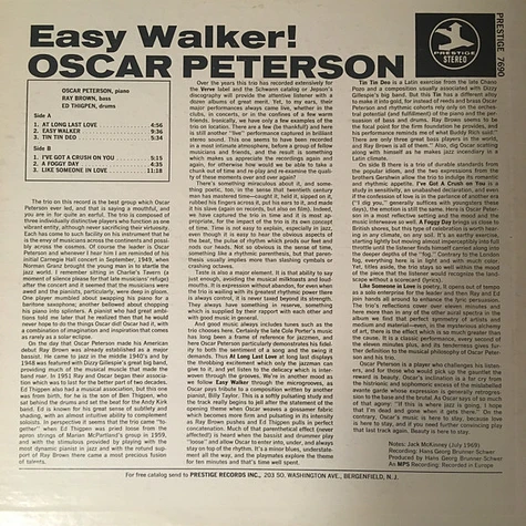 Oscar Peterson - Easy Walker