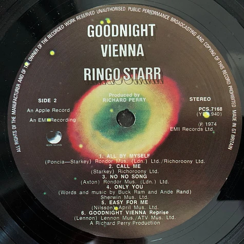 Ringo Starr - Goodnight Vienna