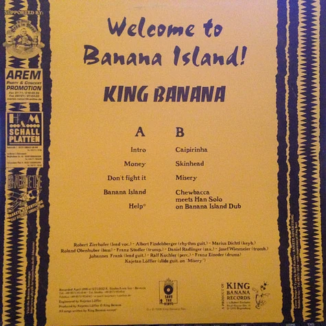 King Banana - Welcome To Banana Island