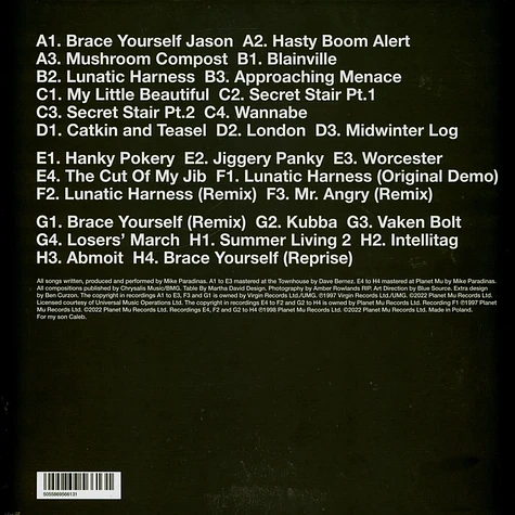 µ-Ziq - Lunatic Harness 25th Anniversary Black Vinyl Edition