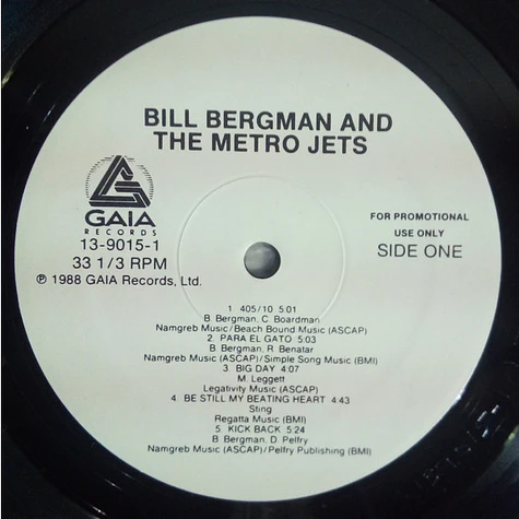 Bill Bergman - Bill Bergman And The Metro Jets