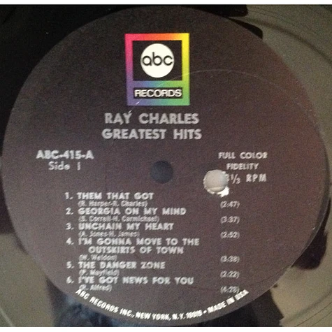 Ray Charles - Greatest Hits