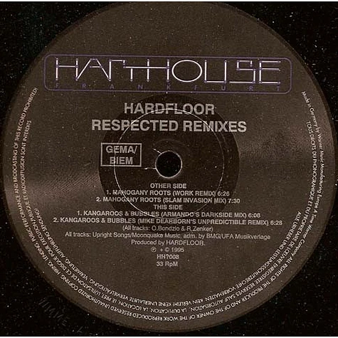 Hardfloor - Respected Remixes