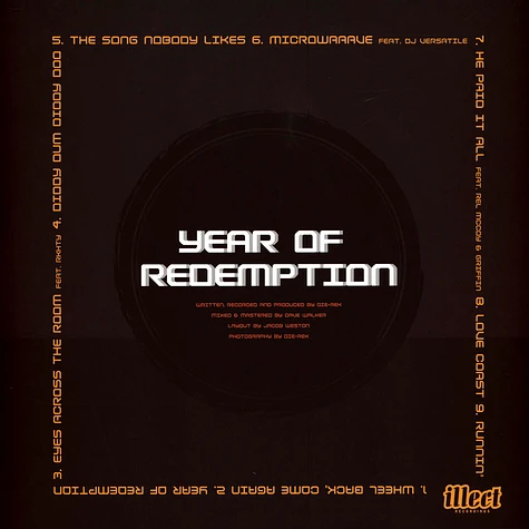 Die-Rek - Year Of Redemption Random Colored Vinyl Edition