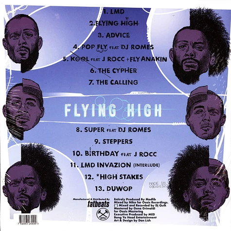 LMD (Lmno, Med, Declaime, Madlib) - Flying High Black Vinyl Edition